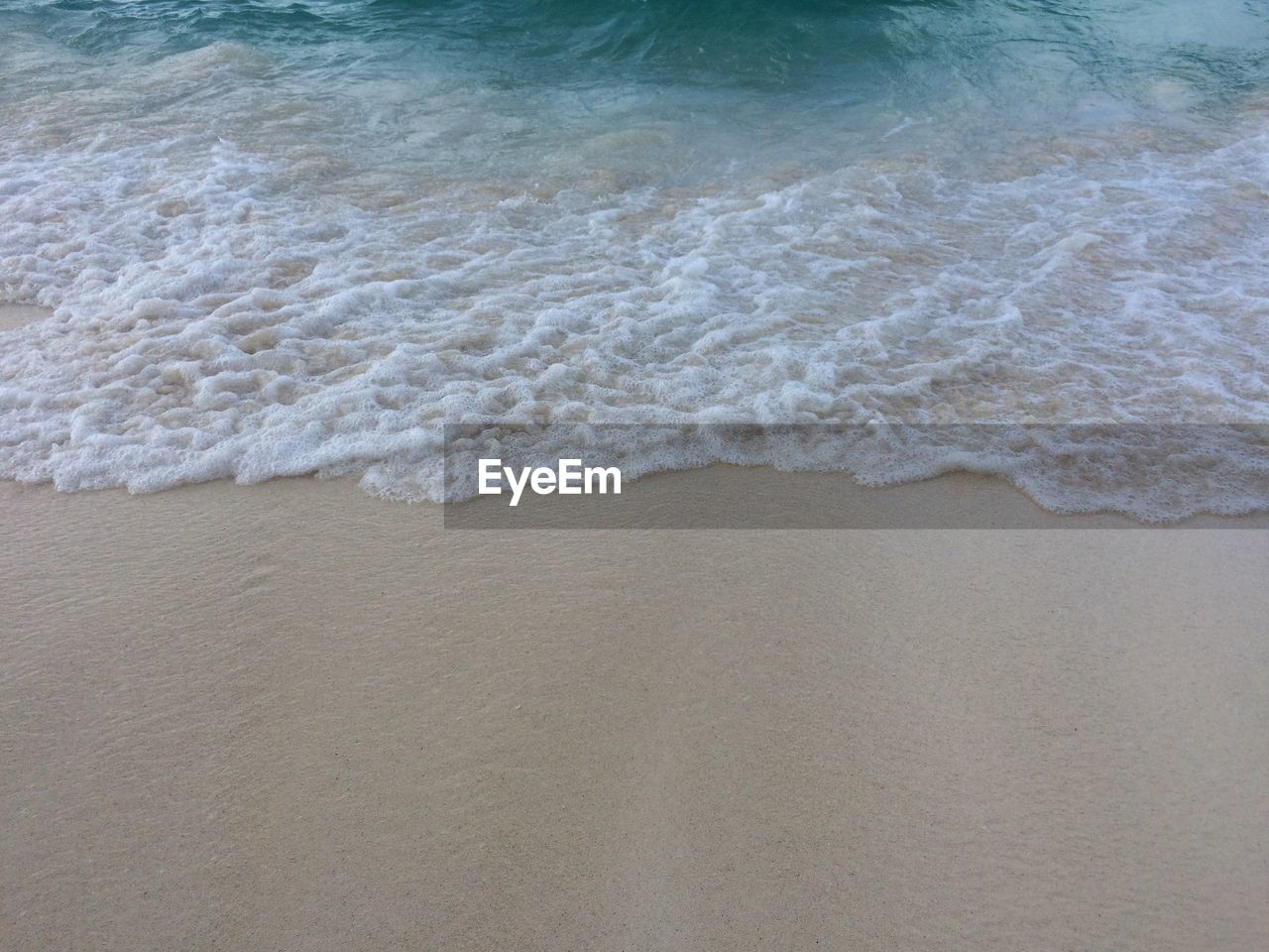 High angle view of beach and sea