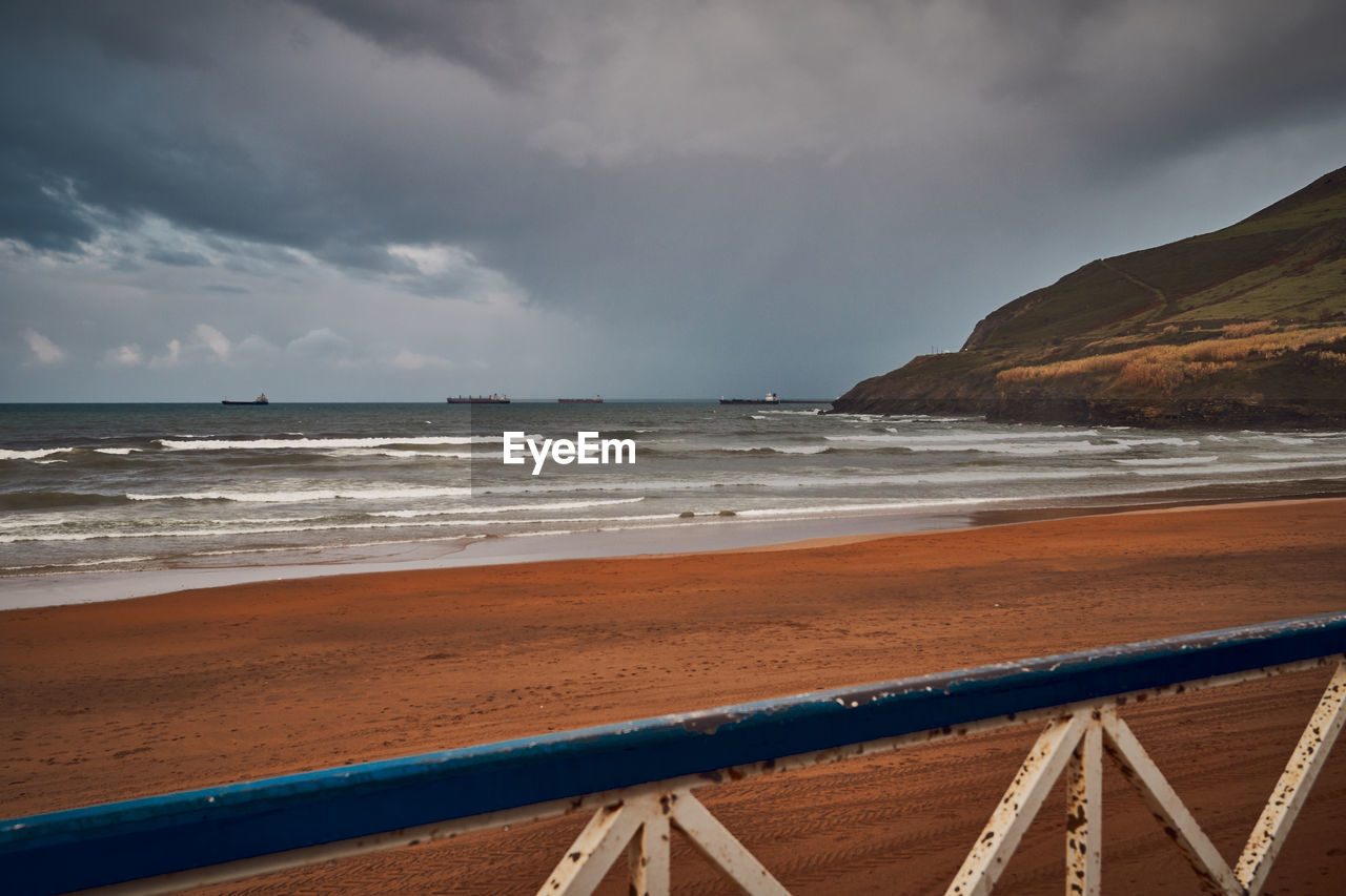 VIEW OF BEACH AGAINST SKY