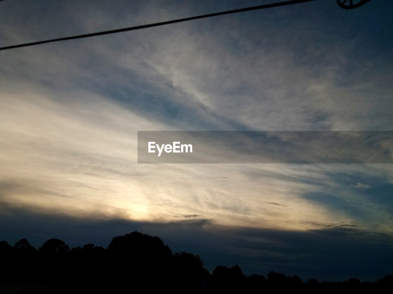 LOW ANGLE VIEW OF SILHOUETTE TREES AGAINST SKY