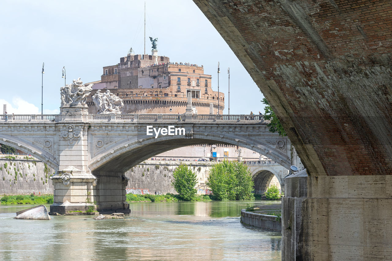 ARCH BRIDGE ACROSS RIVER