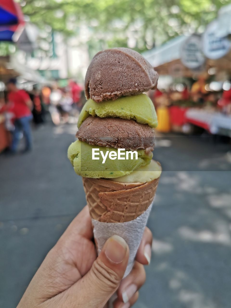 Street ice cream or sorbetes, as called in the philippines.