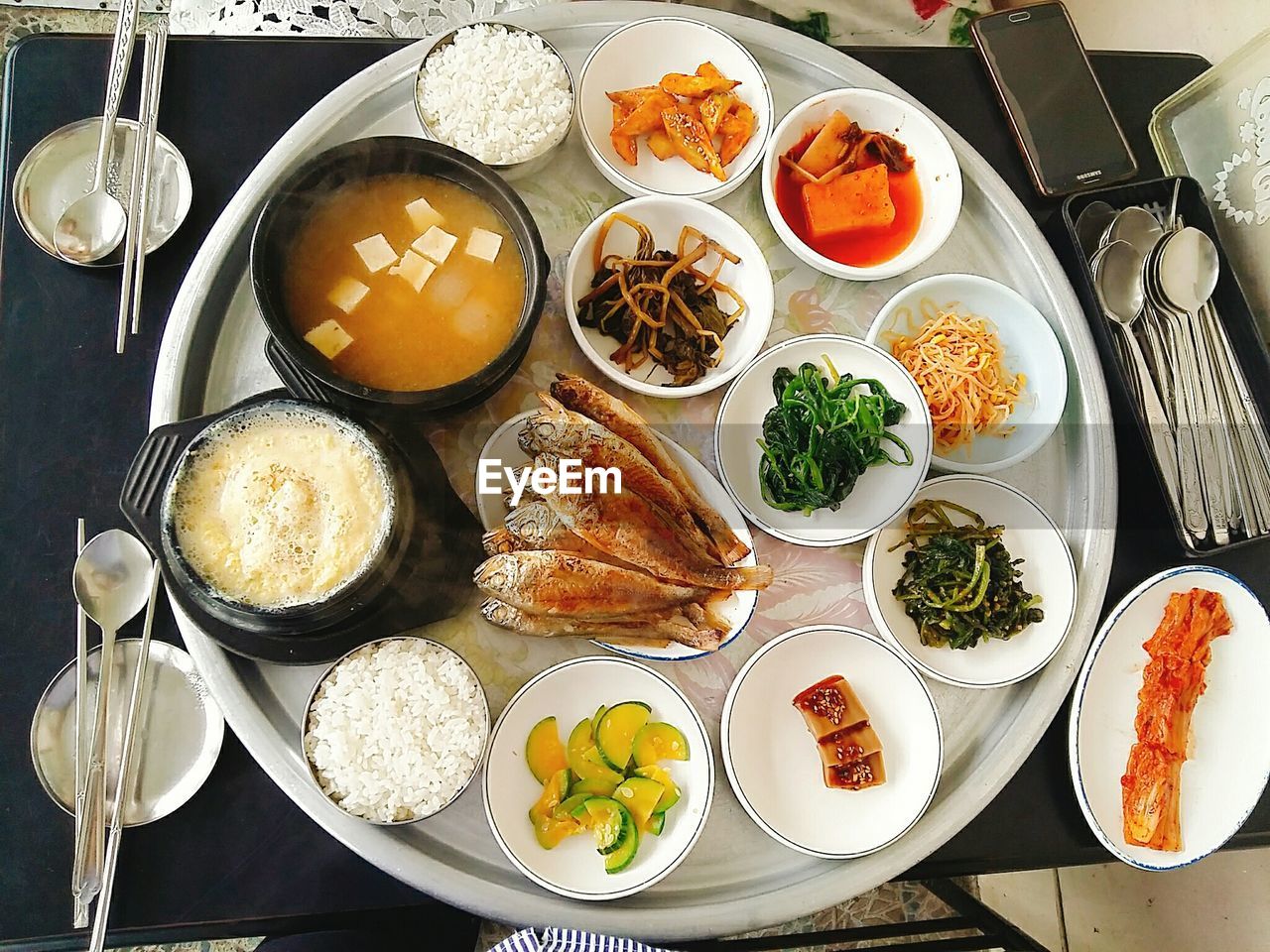 CLOSE-UP OF SERVED FOOD