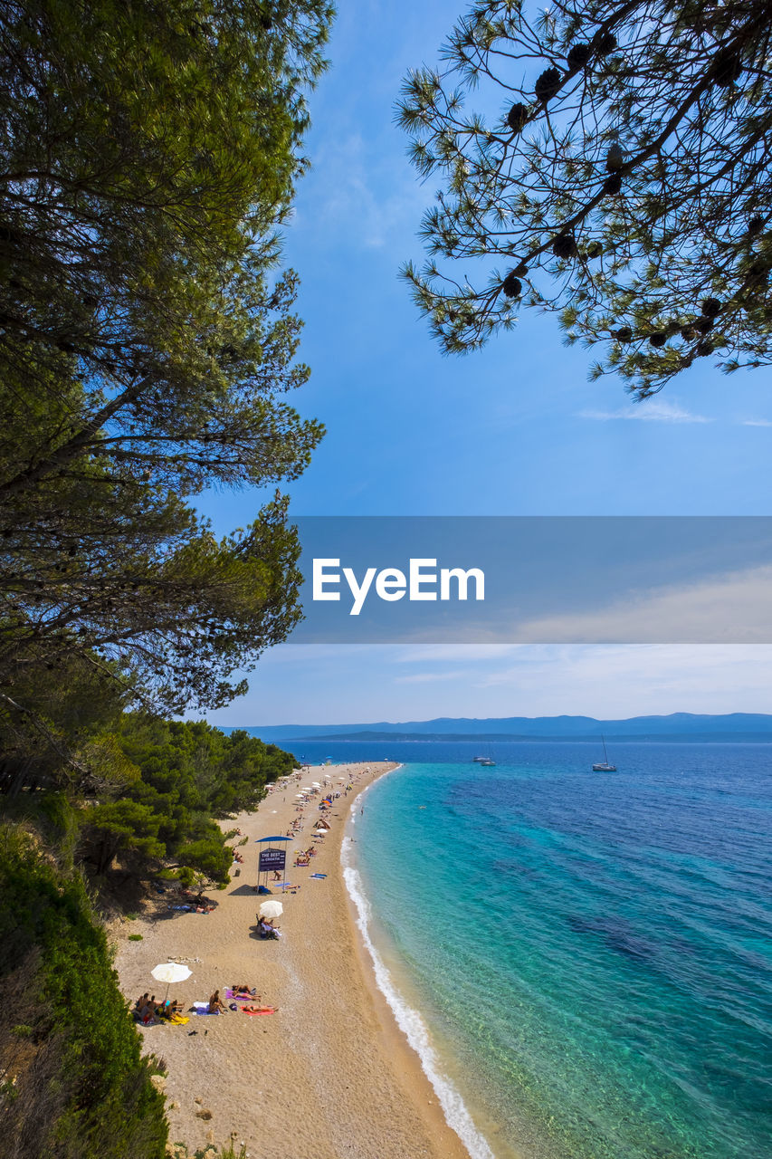 Scenic view of beach