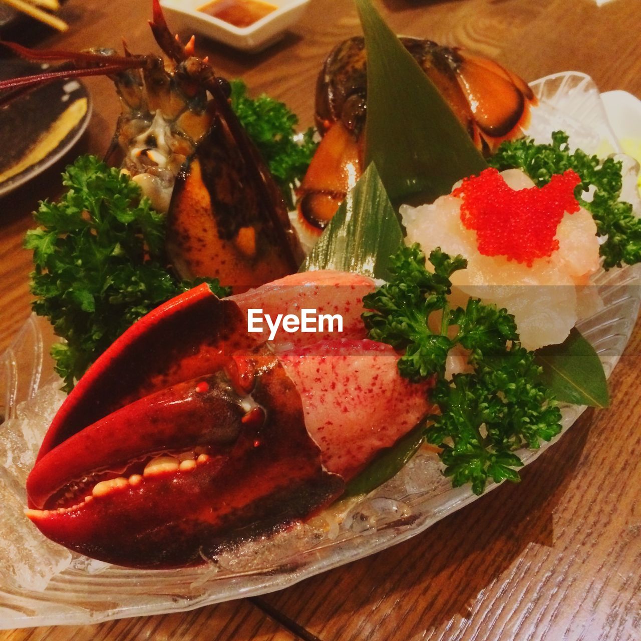 CLOSE-UP OF SERVED FOOD ON PLATE