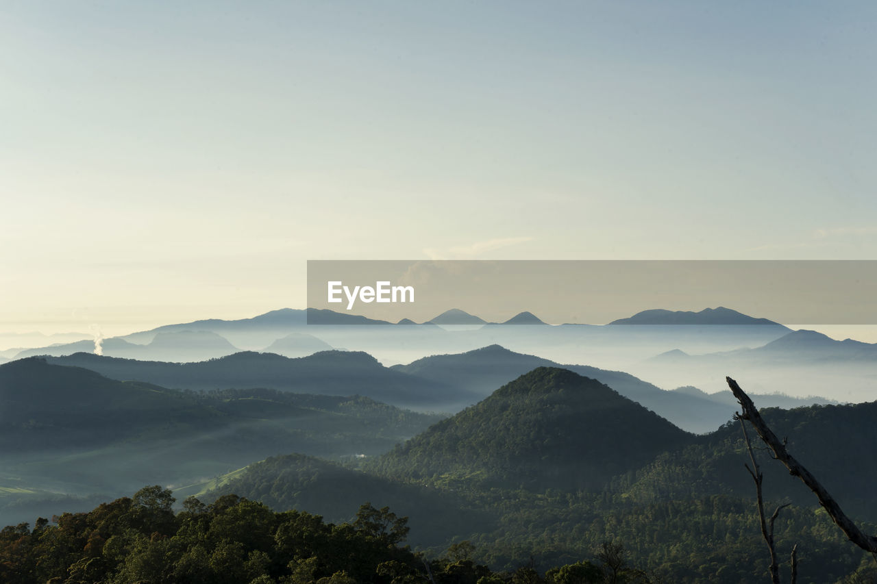 MOUNTAIN RANGE AGAINST SKY