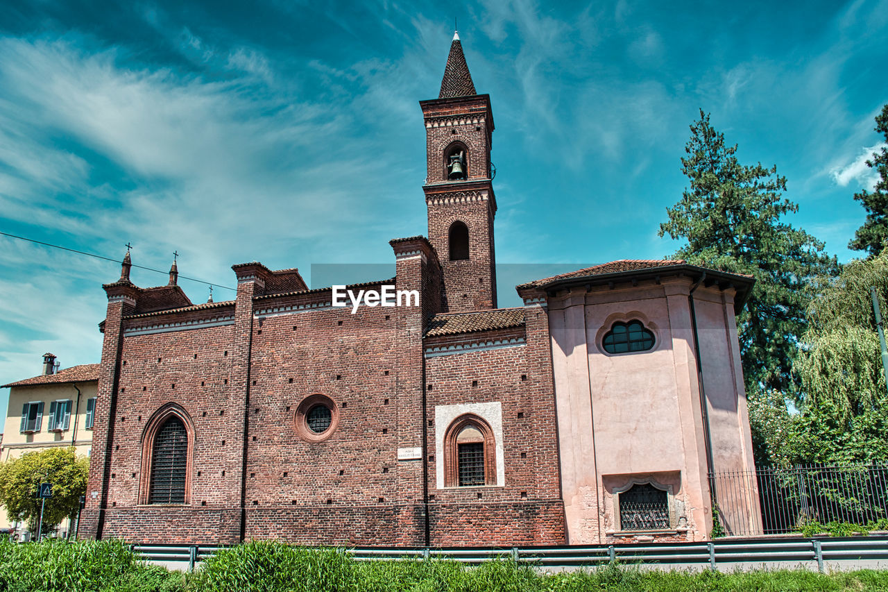 San cristoforo church along naviglio grande canal in milan