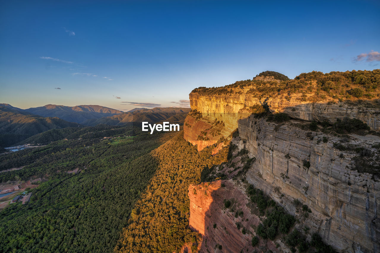 ROCK FORMATIONS ON LANDSCAPE