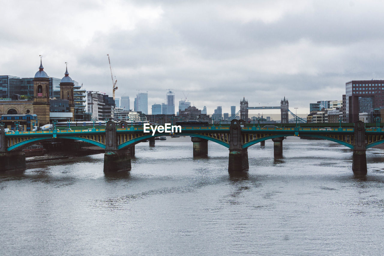 London downtown during a typical grey day.