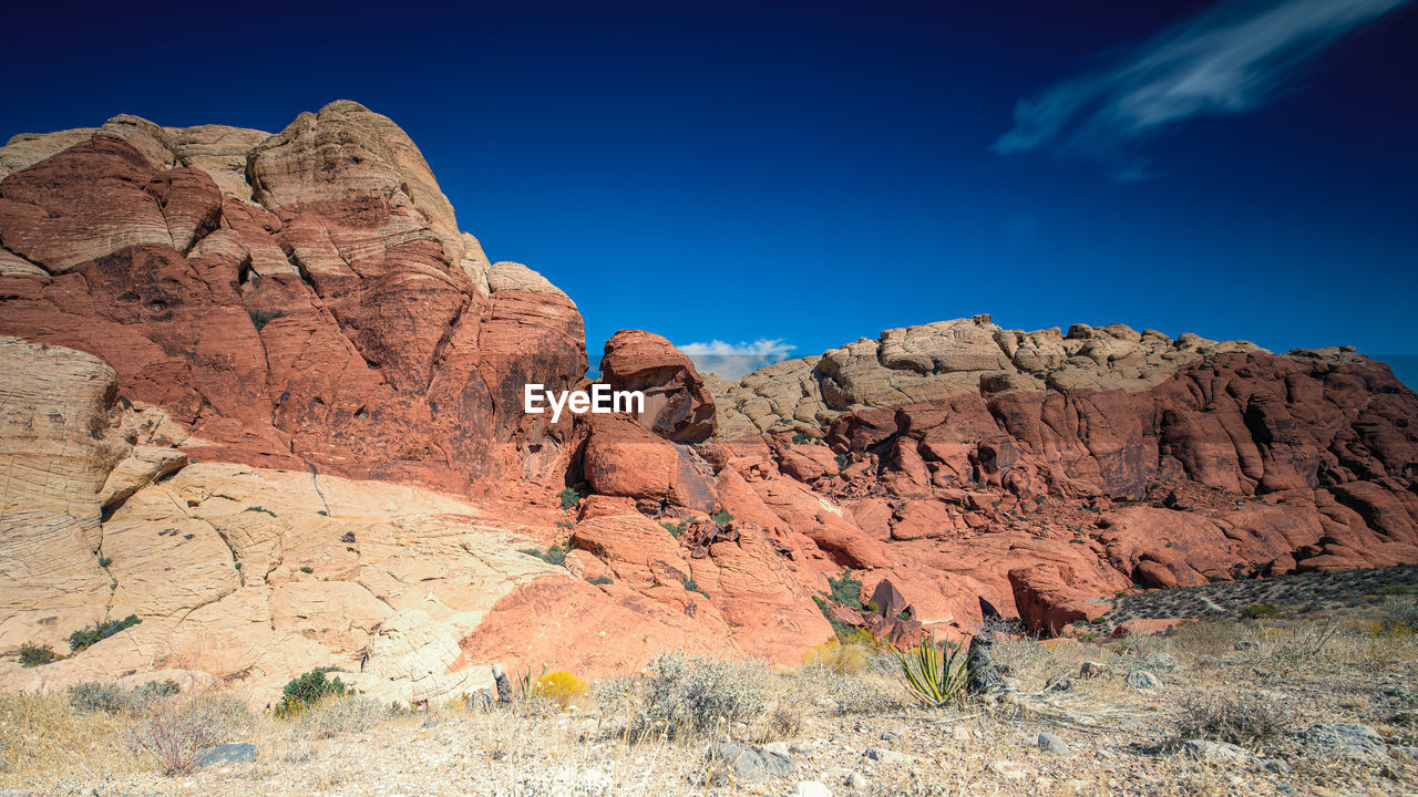 ROCK FORMATIONS ON LANDSCAPE