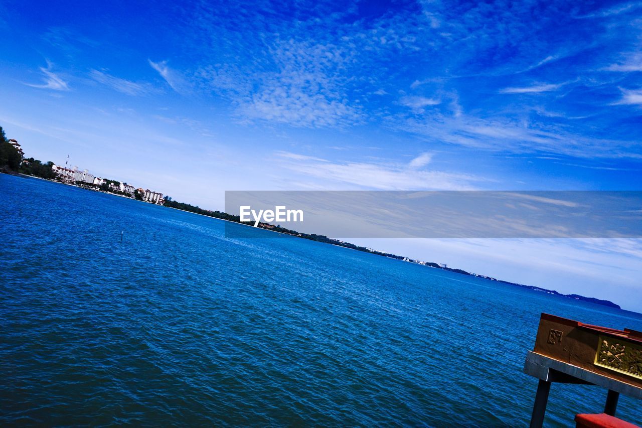 SCENIC VIEW OF BLUE SEA AGAINST SKY