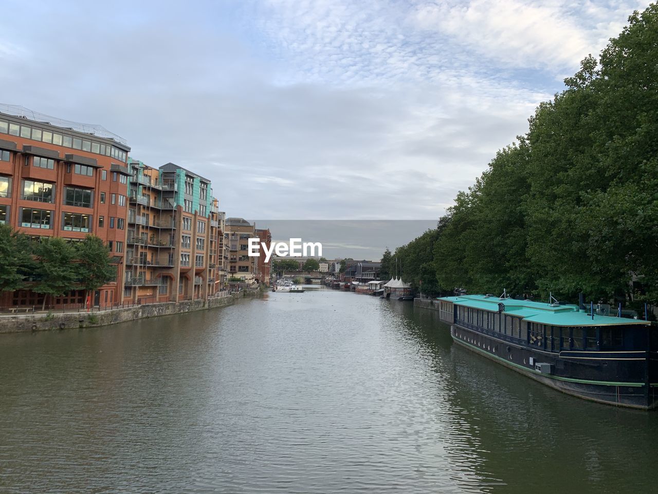 VIEW OF CANAL ALONG BUILDINGS