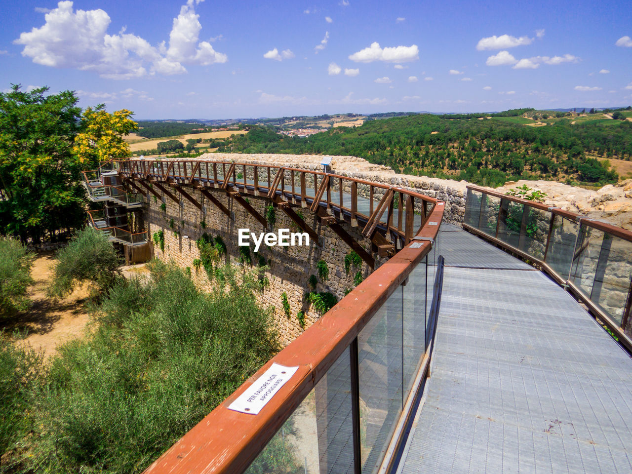 view of bridge over river against sky