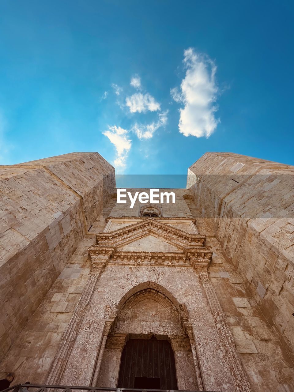 architecture, sky, built structure, history, the past, cloud, blue, travel destinations, nature, travel, building exterior, temple, arch, no people, religion, ancient, outdoors, day, tourism, building, low angle view, ancient history, rock, ruins