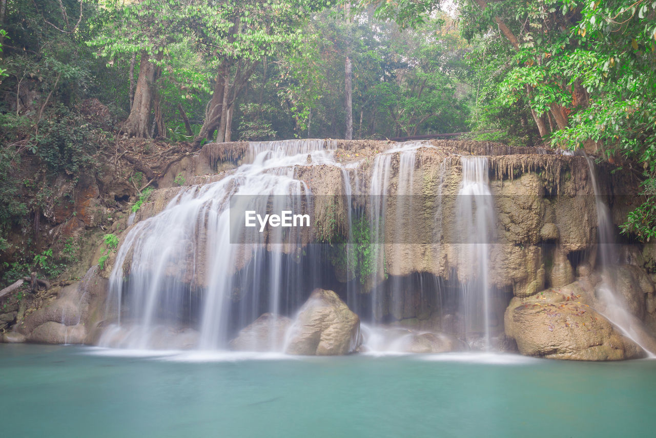 SCENIC VIEW OF WATERFALL