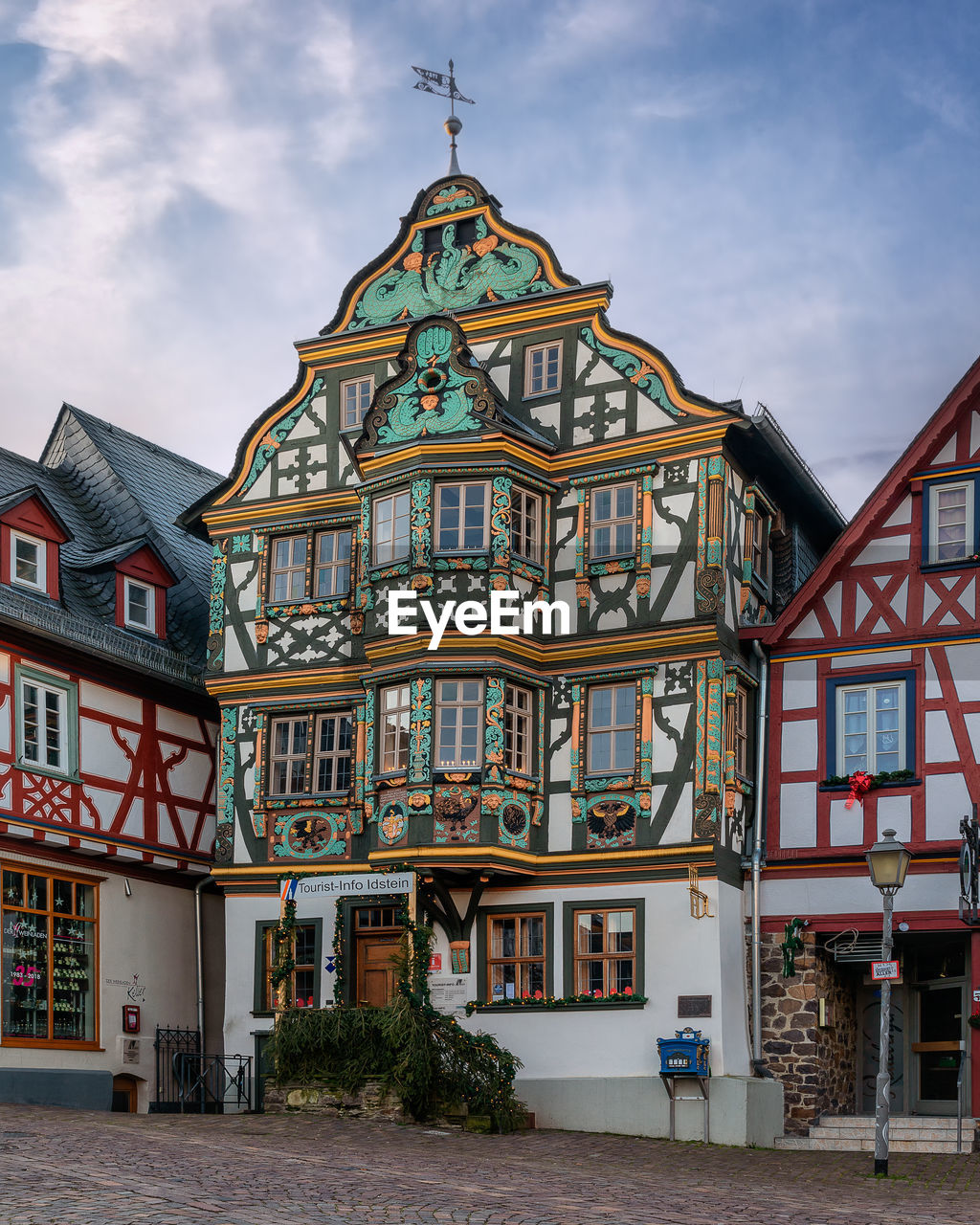 Beautiful cityscape of the german fairytale idstein, hesse