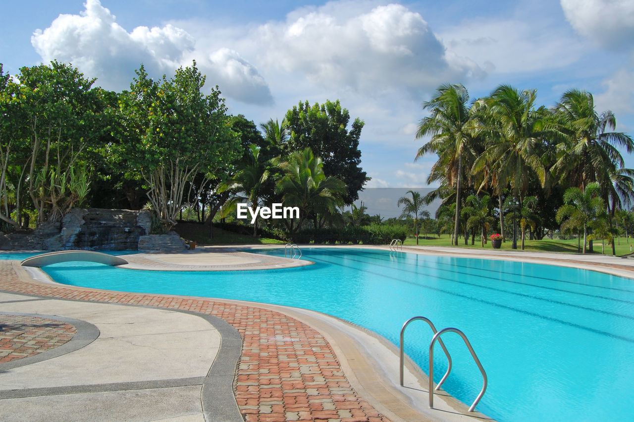 SCENIC VIEW OF SWIMMING POOL