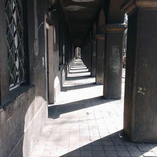 EMPTY CORRIDOR OF BUILDING