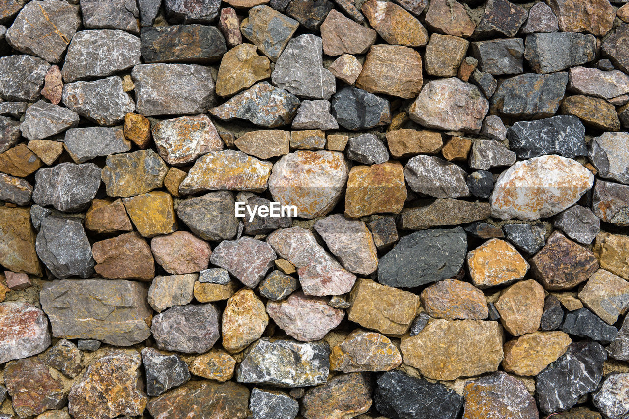 Full frame shot of stone wall