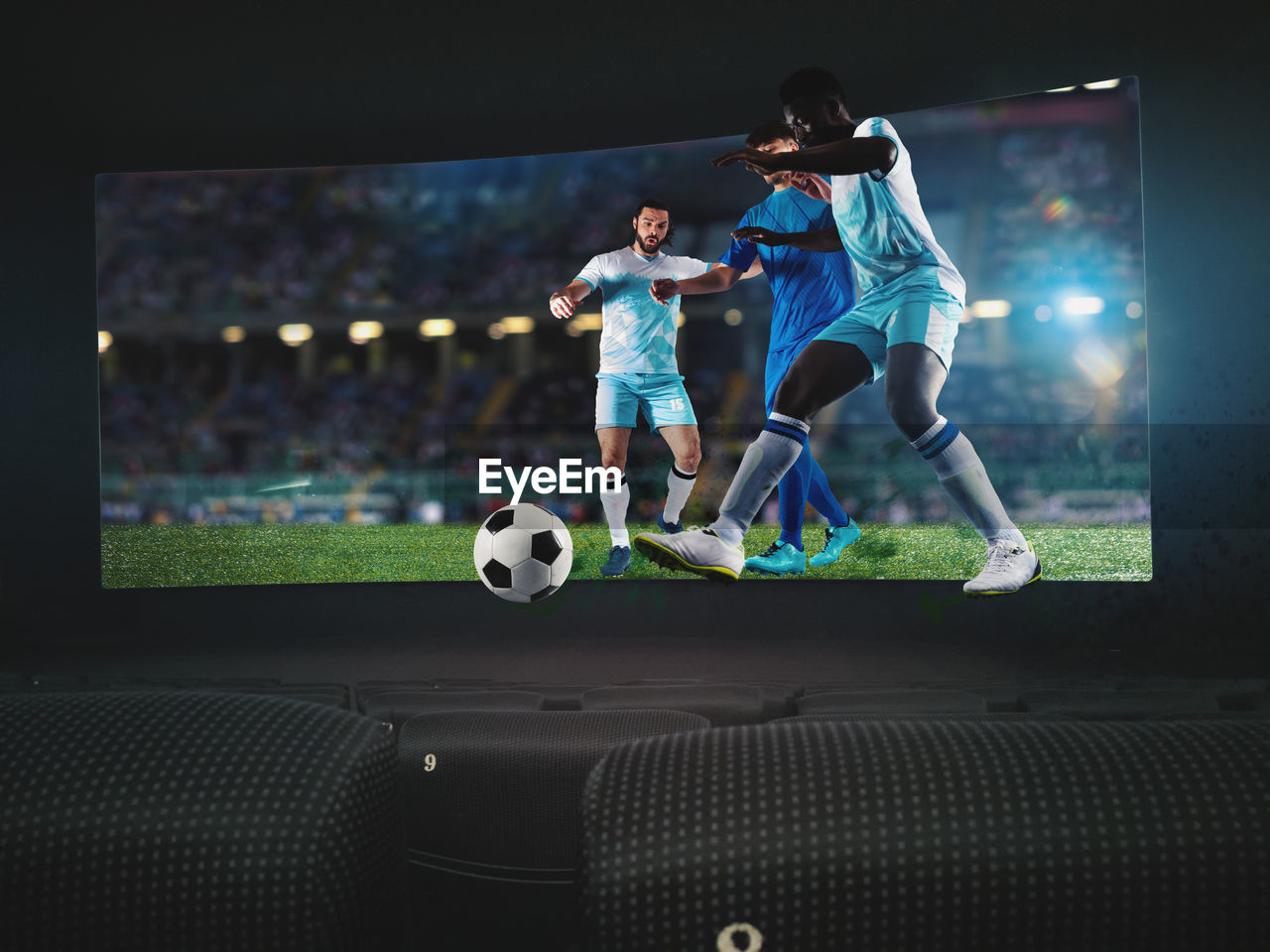 sports, soccer, team sport, soccer ball, sports equipment, athlete, ball, sports clothing, soccer player, football, adult, stadium, kicking, screenshot, motion, competition, full length, player, young adult, two people, men, soccer field, soccer uniform, grass, activity, clothing, night, child, competitive sport, soccer kick, sports uniform, exercising, determination, skill, lifestyles