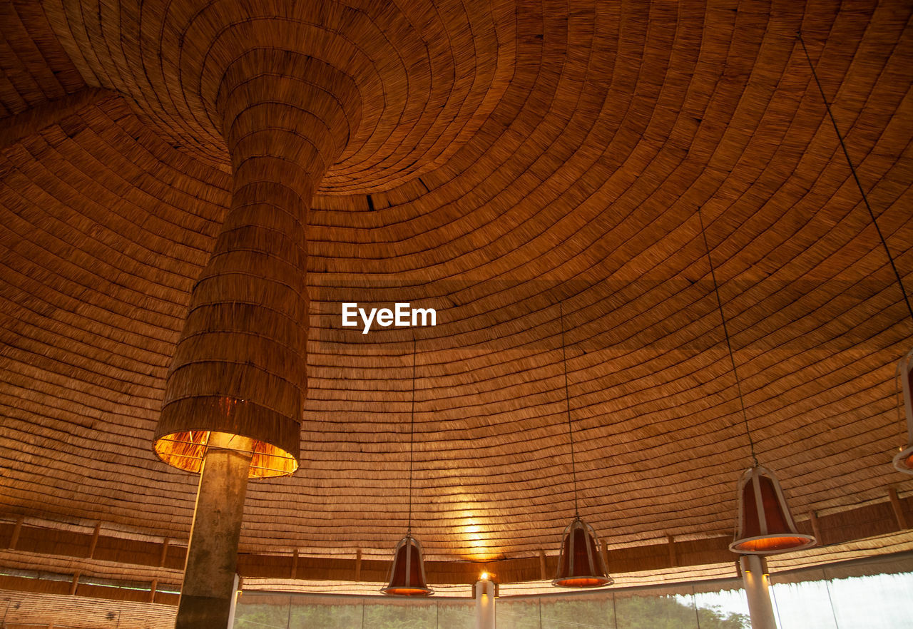 Low angle view of ceiling