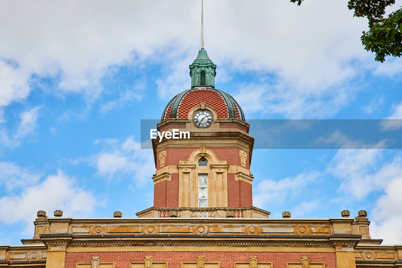 low angle view of historic building against sky