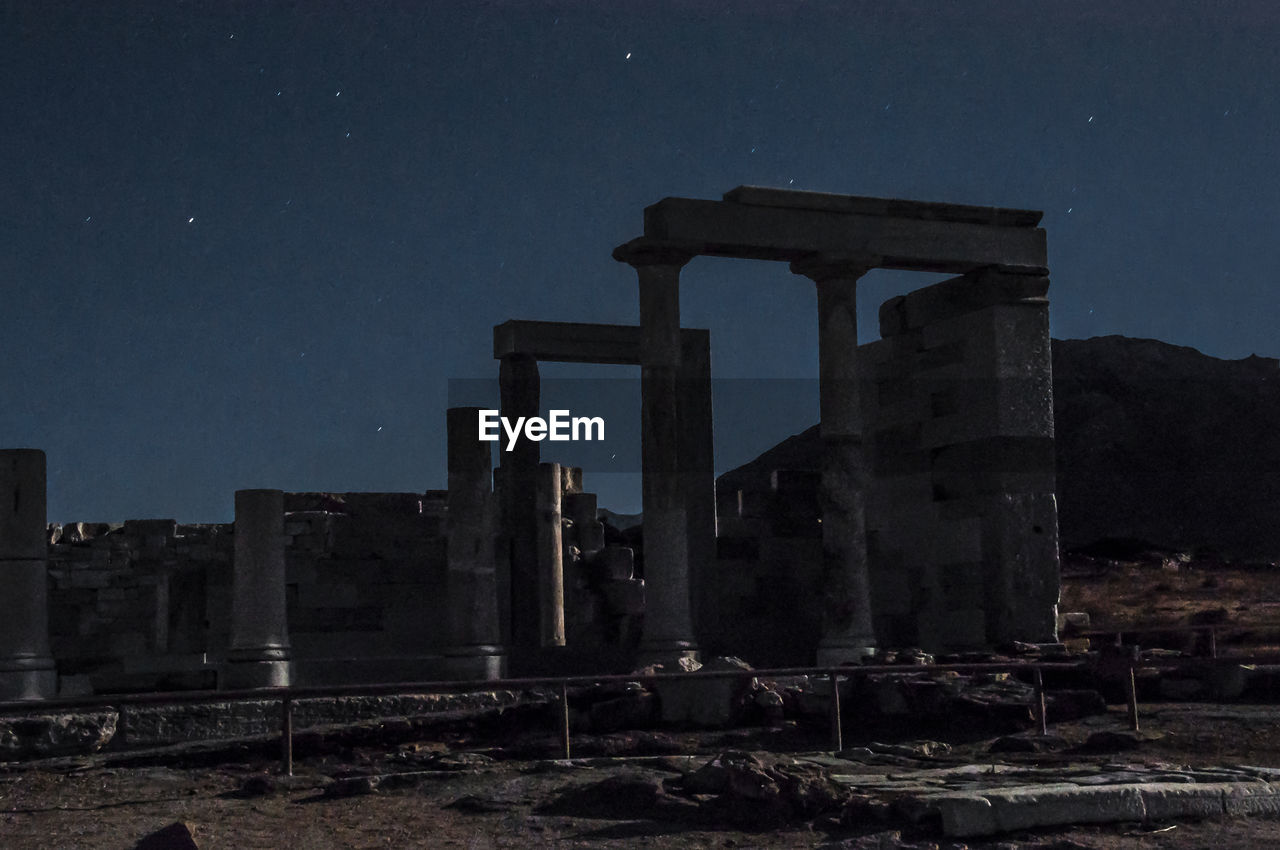 BUILT STRUCTURE AGAINST CLEAR SKY