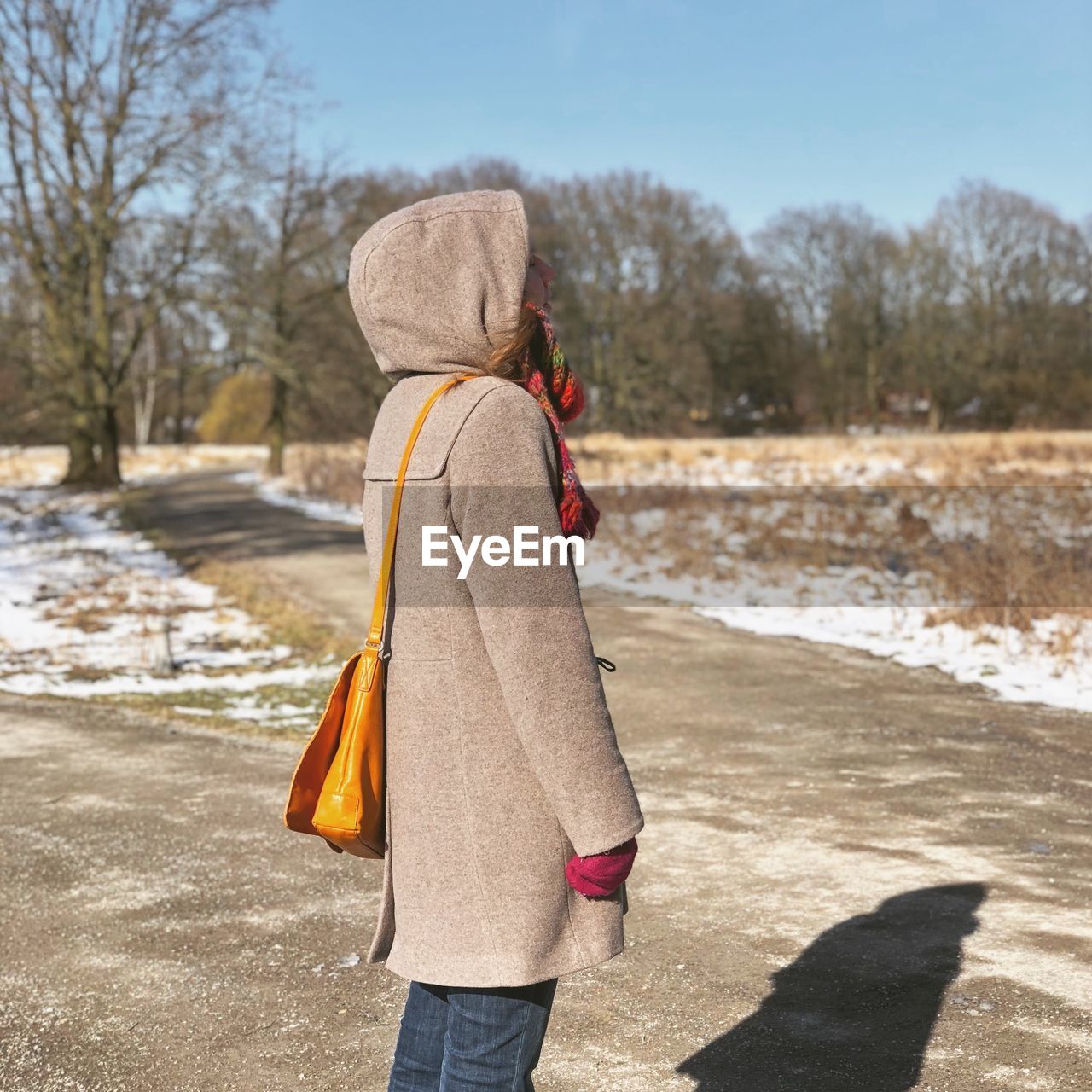 Woman standing outdoors