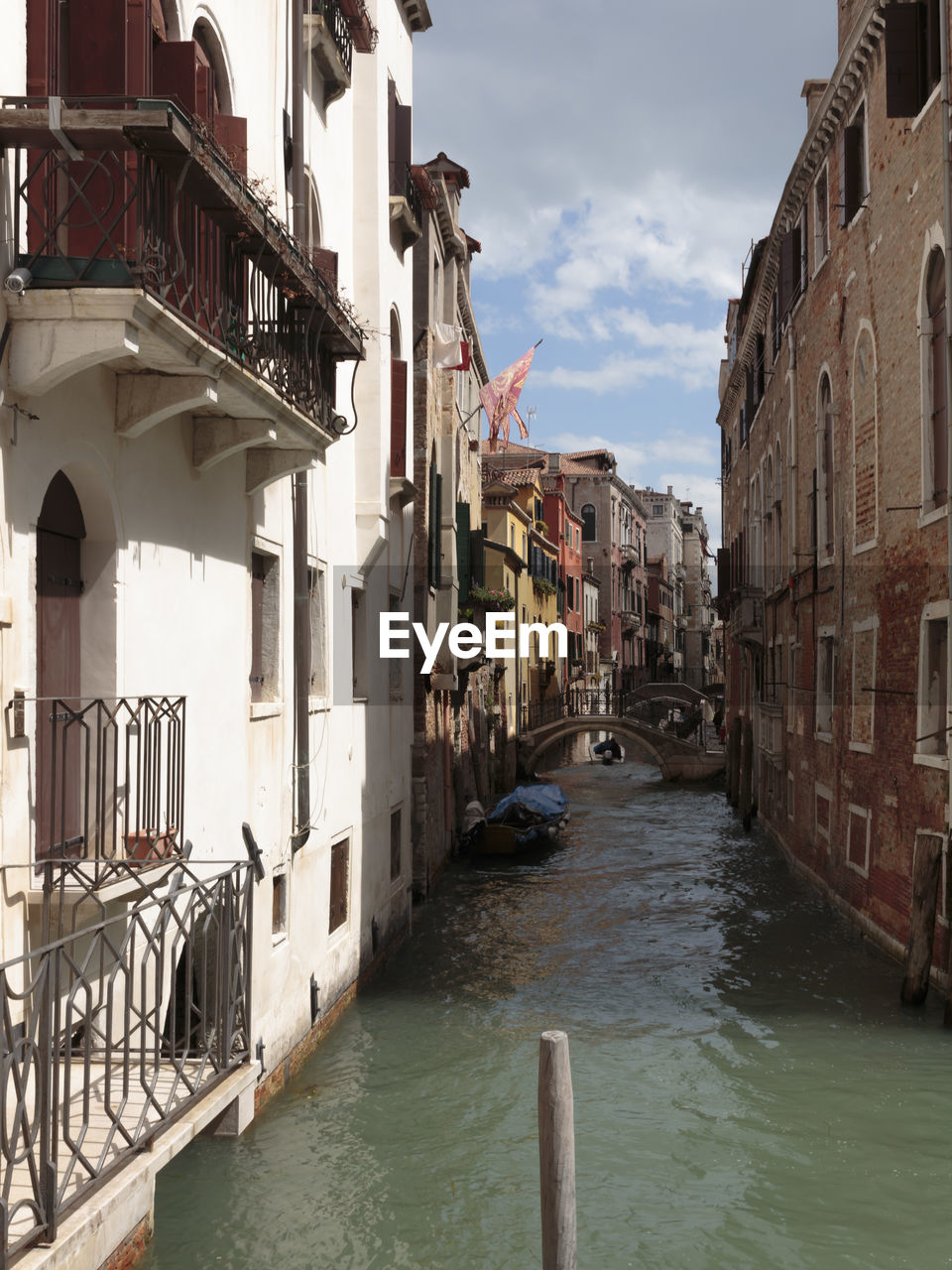 VIEW OF BUILDINGS IN CANAL