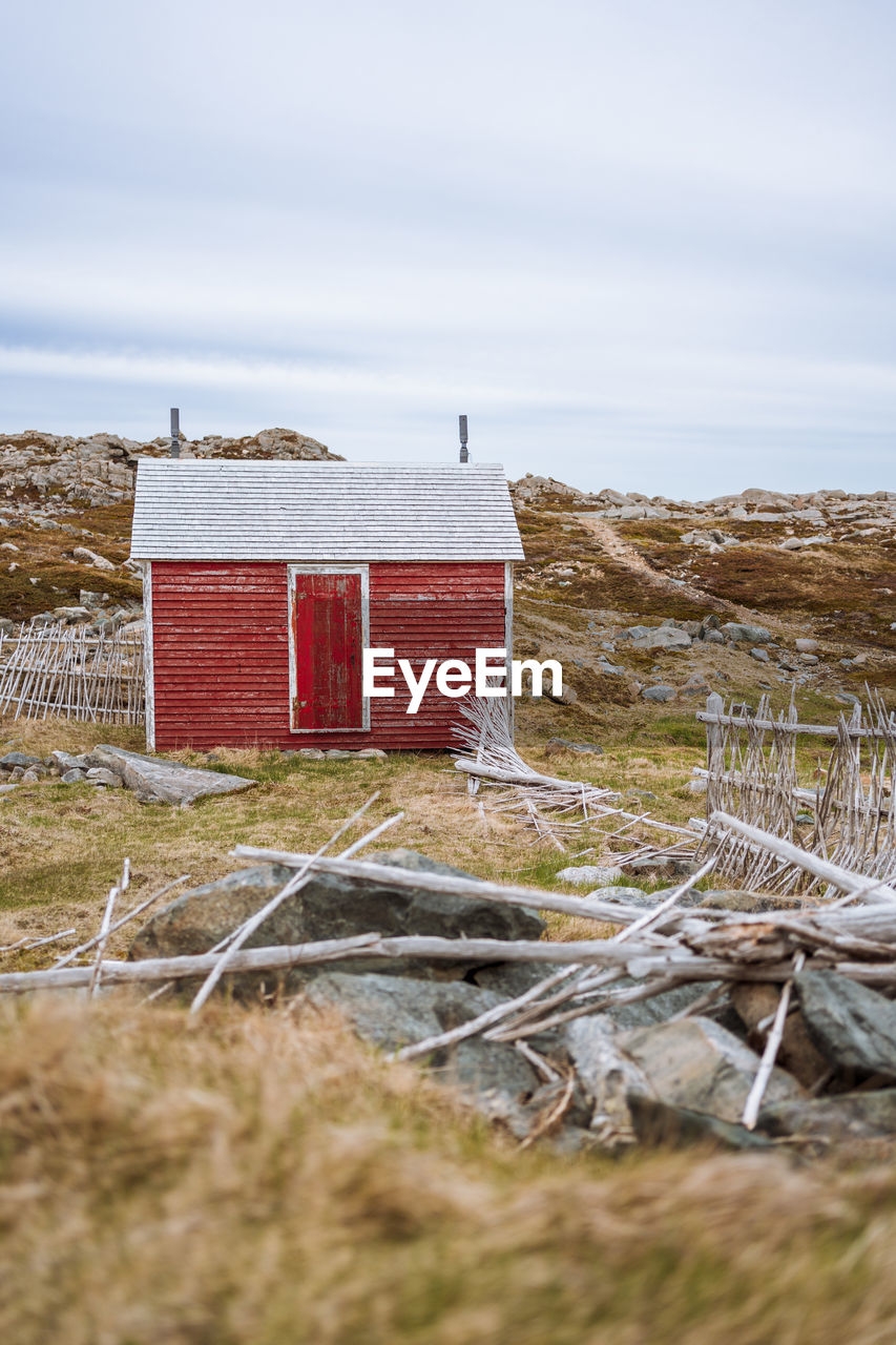 Abandoned shack at bonavista, newfoundland, canada