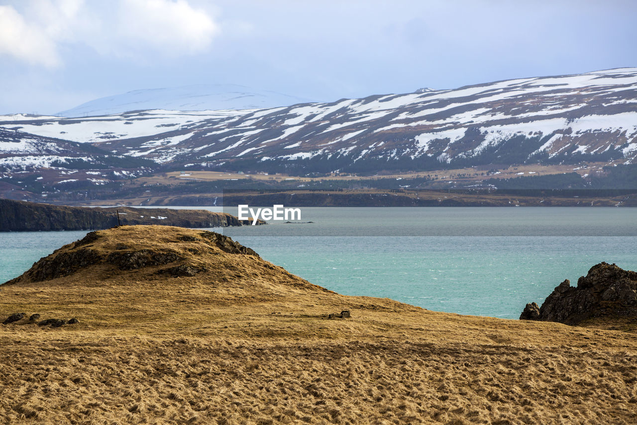 Countryside at west iceland, vesturland in spring