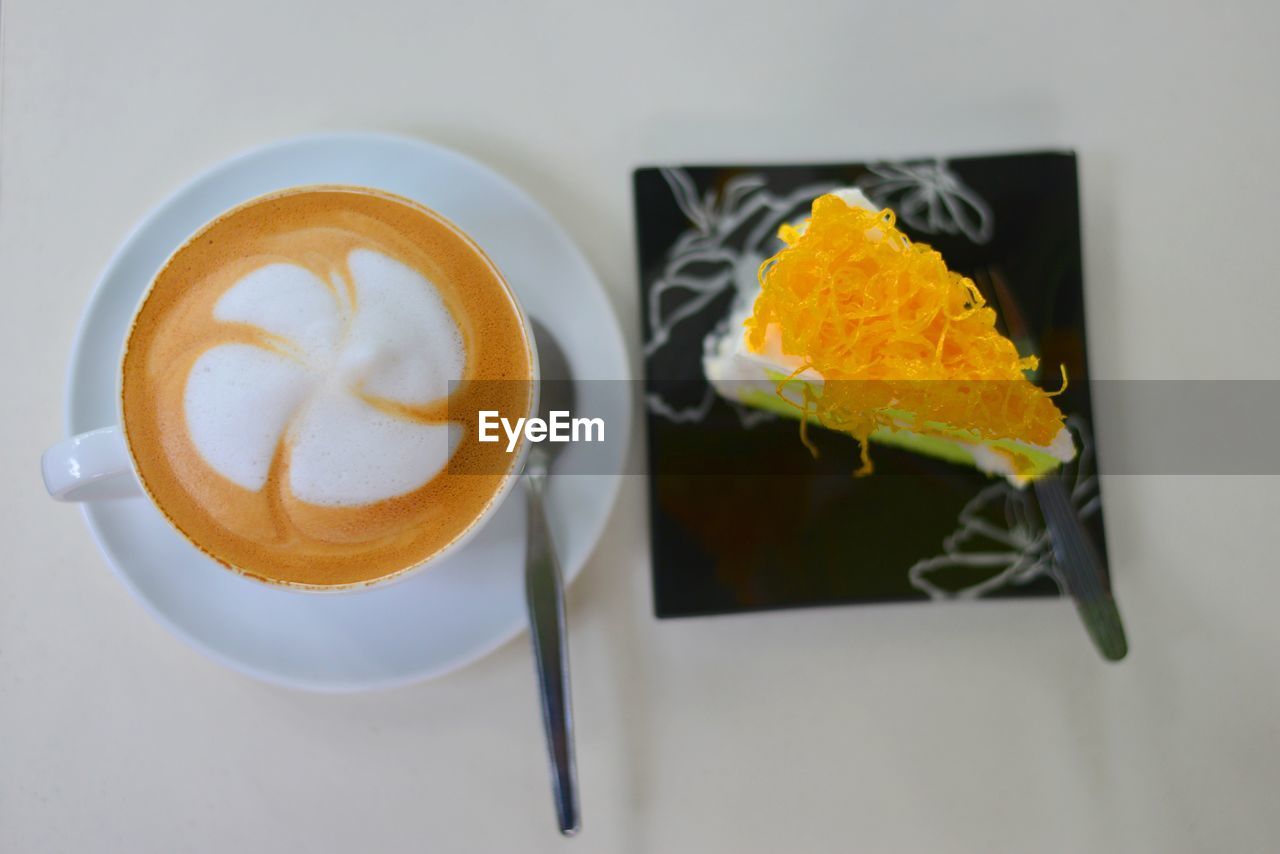 Close-up of coffee on table