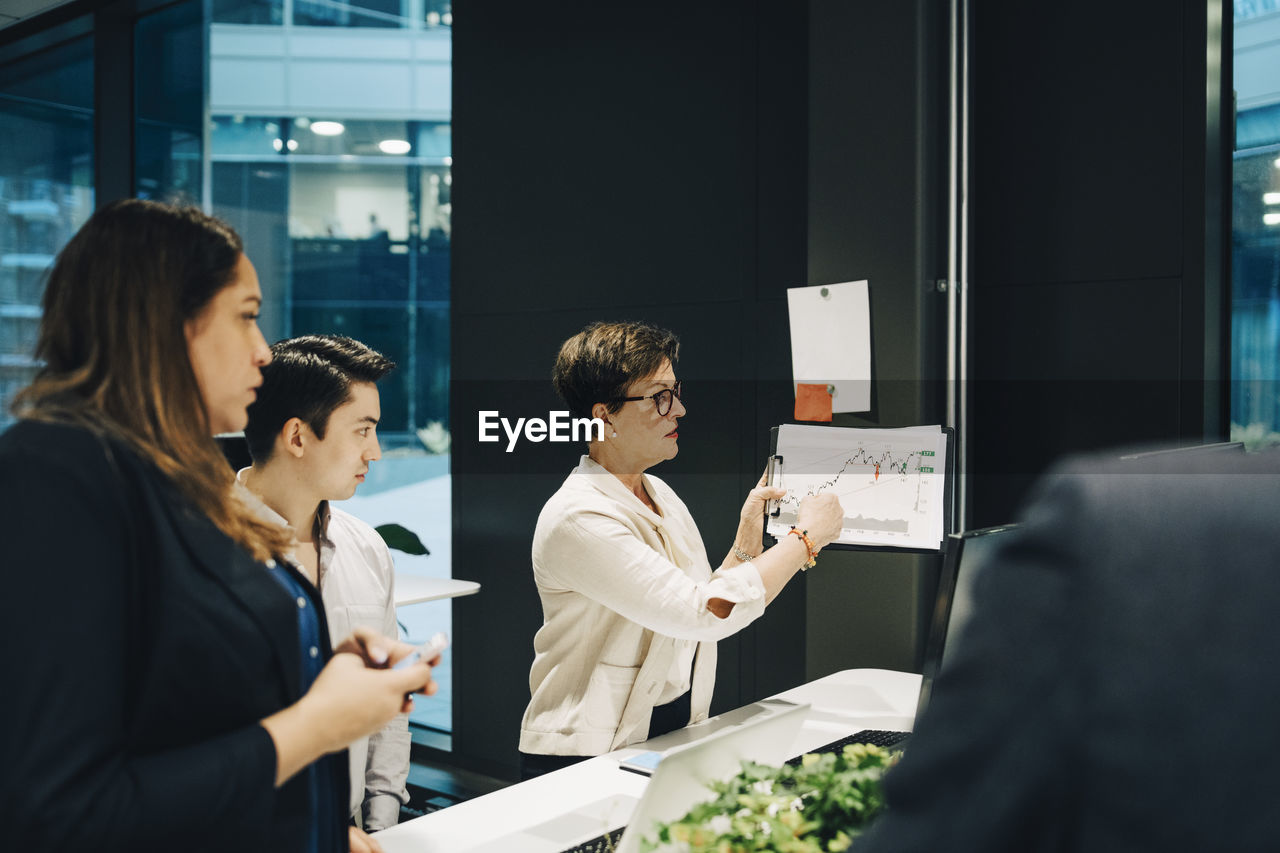 Group of people working in office