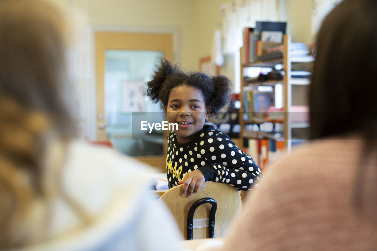 Girl in classroom