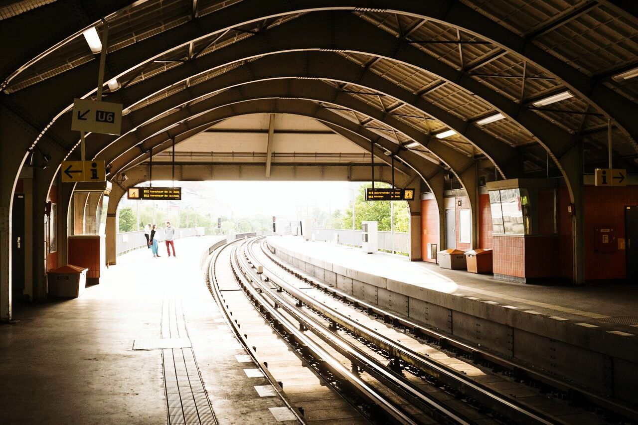 RAILROAD TRACKS IN TUNNEL