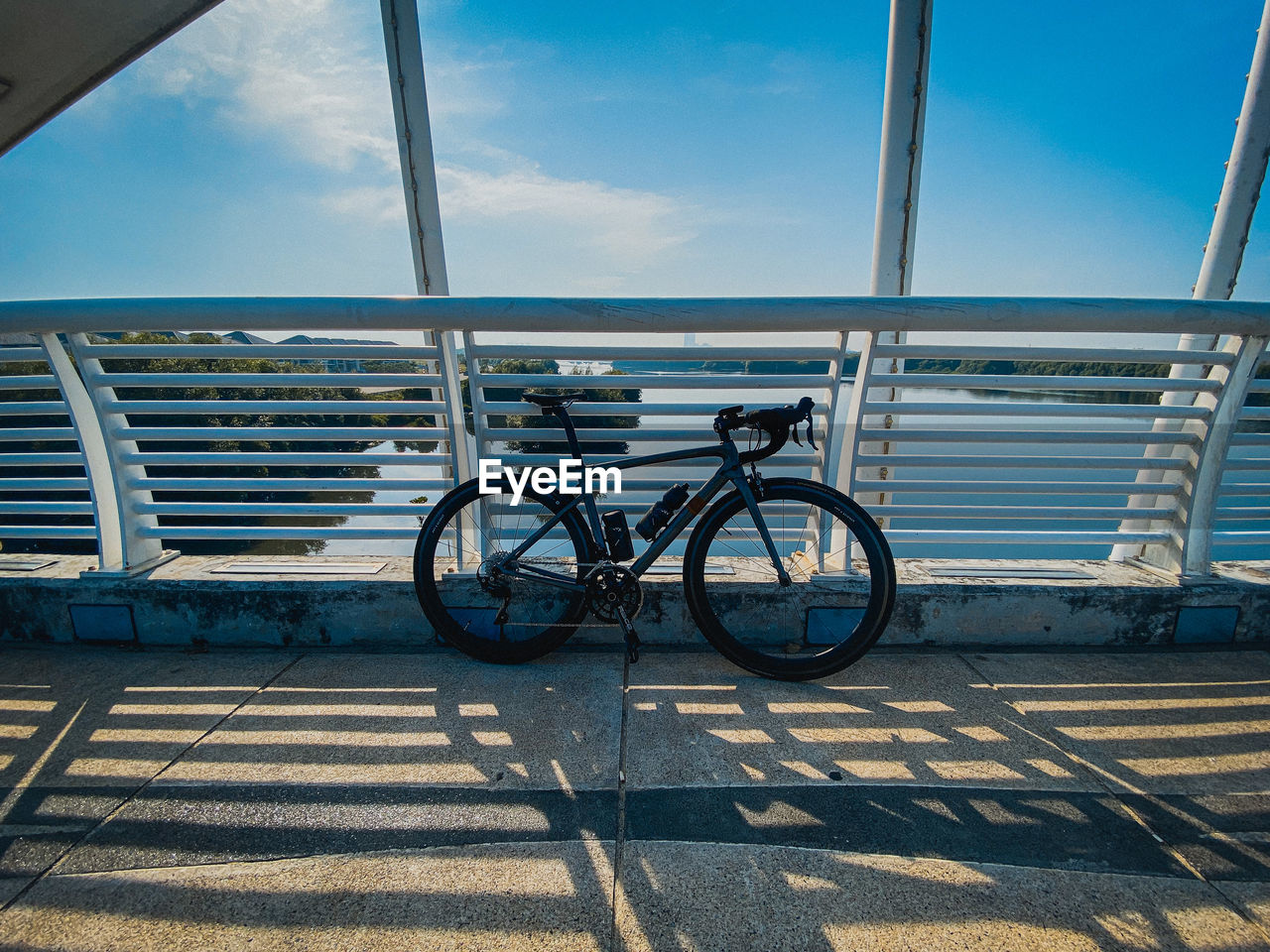 Bicycle on bridge