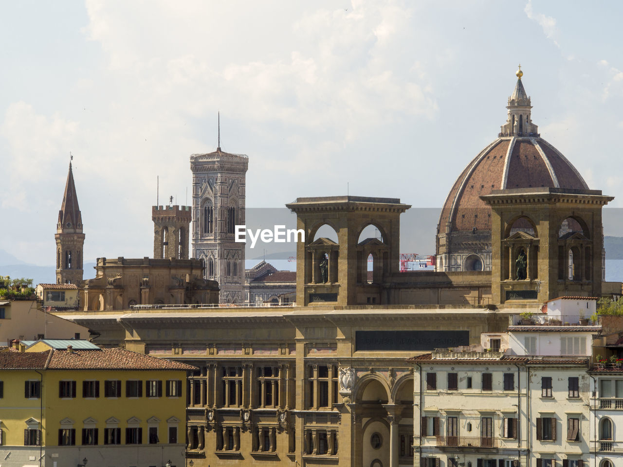 Italy, florence, view of the city and cathedral.