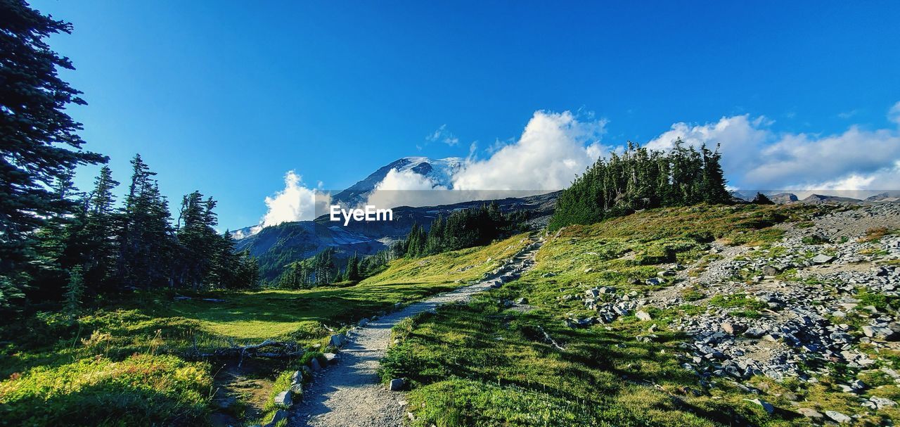 Panoramic view of landscape against sky