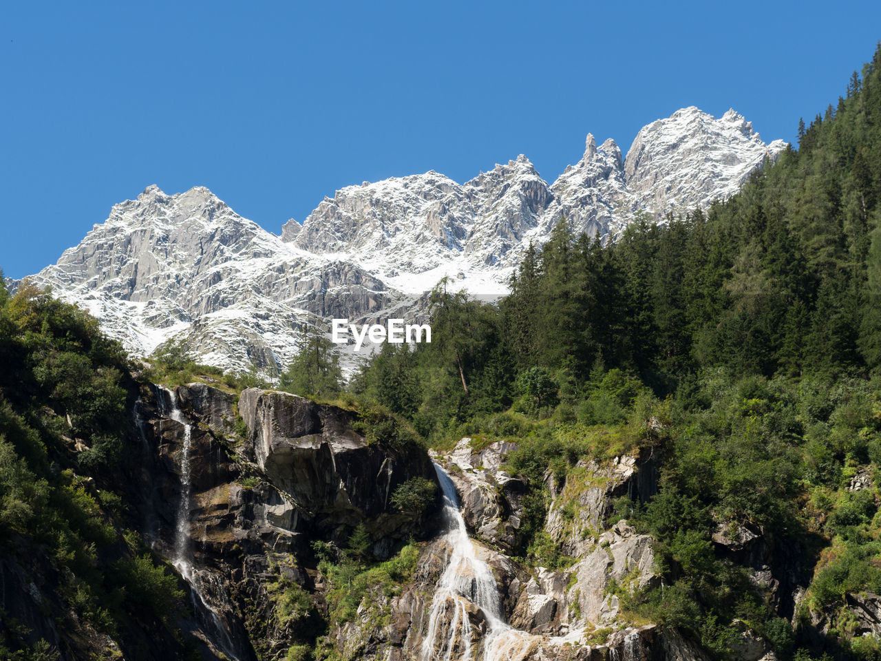 LOW ANGLE VIEW OF SNOWCAPPED MOUNTAINS AGAINST SKY