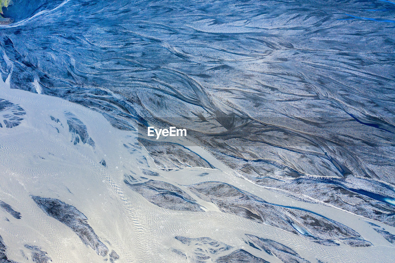 FULL FRAME SHOT OF FROZEN LANDSCAPE