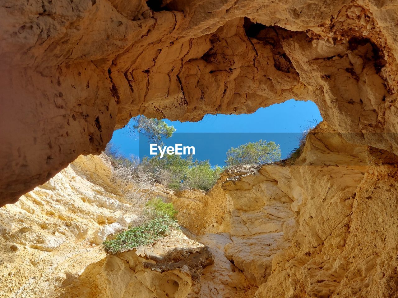 VIEW OF ROCK FORMATIONS