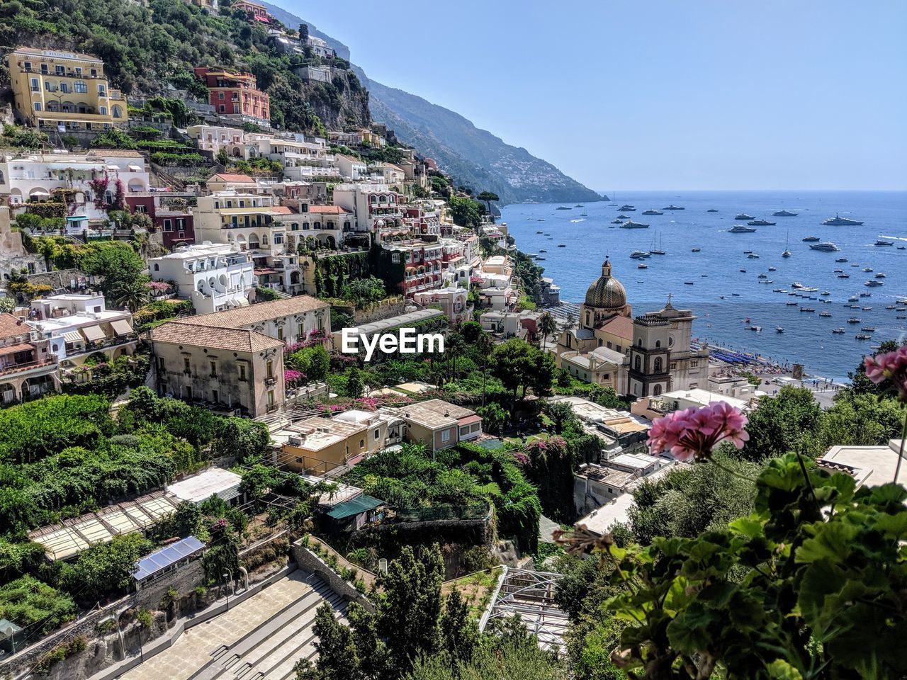 Beautiful cost of positano, italy 