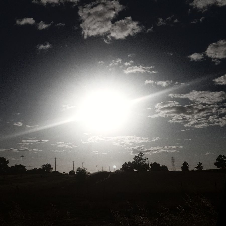 SILHOUETTE LANDSCAPE AGAINST SKY DURING SUNSET