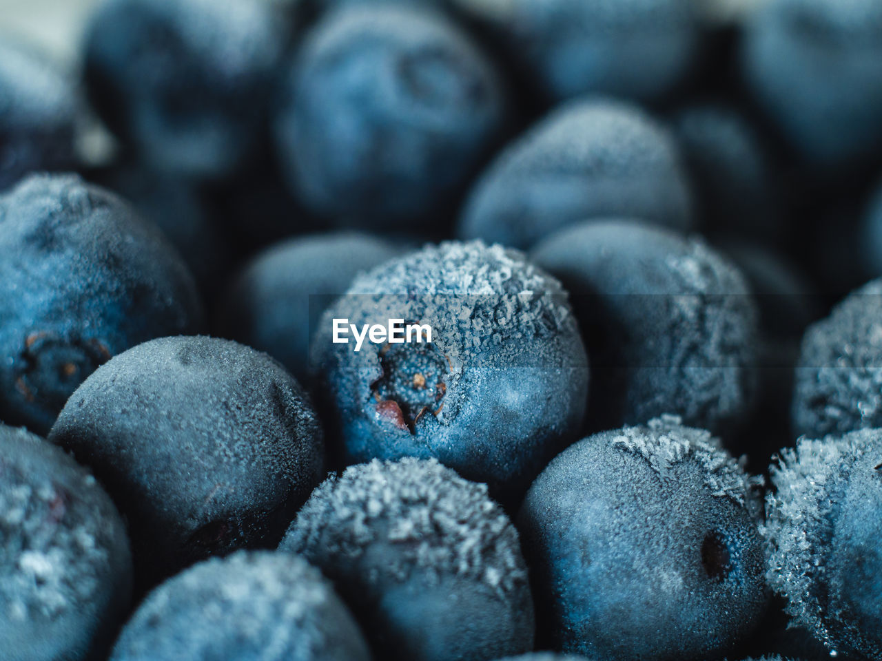 Full frame shot of blueberries