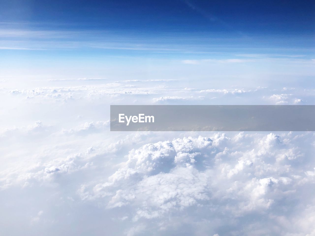 Aerial view of cloudy sky