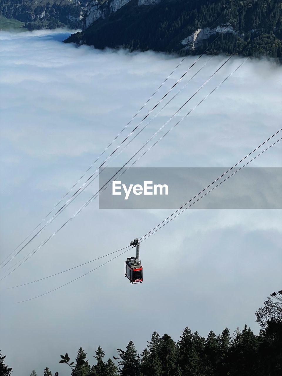 Low angle view of airshow against sky