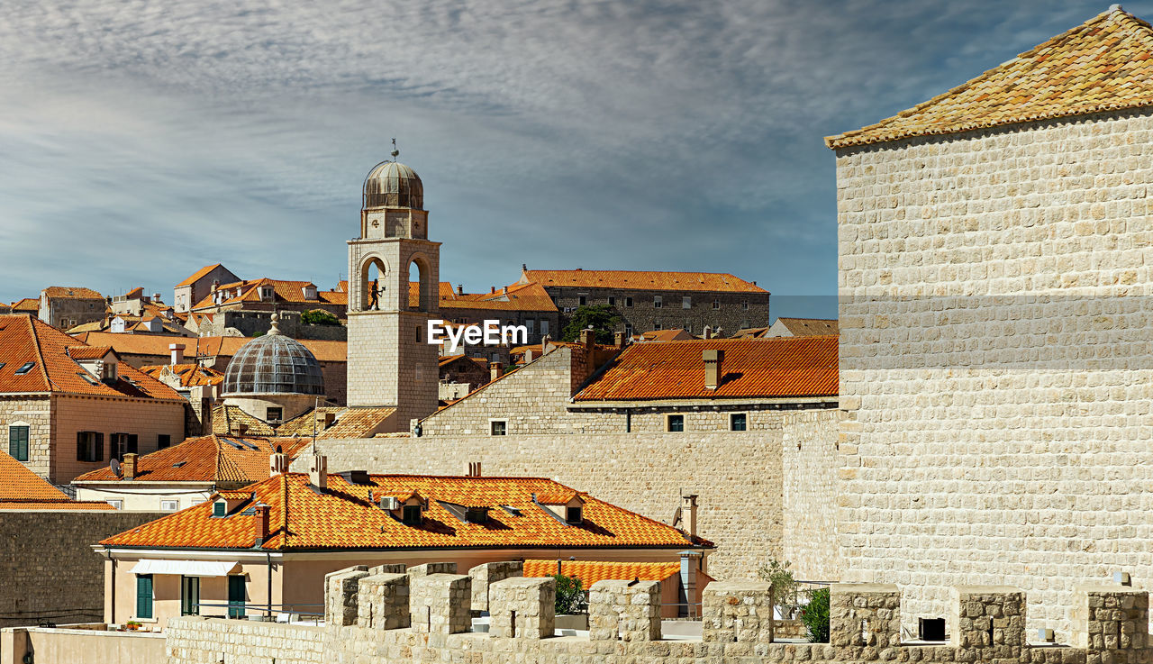 Croatia. south dalmatia. view of the old town dubrovnik.