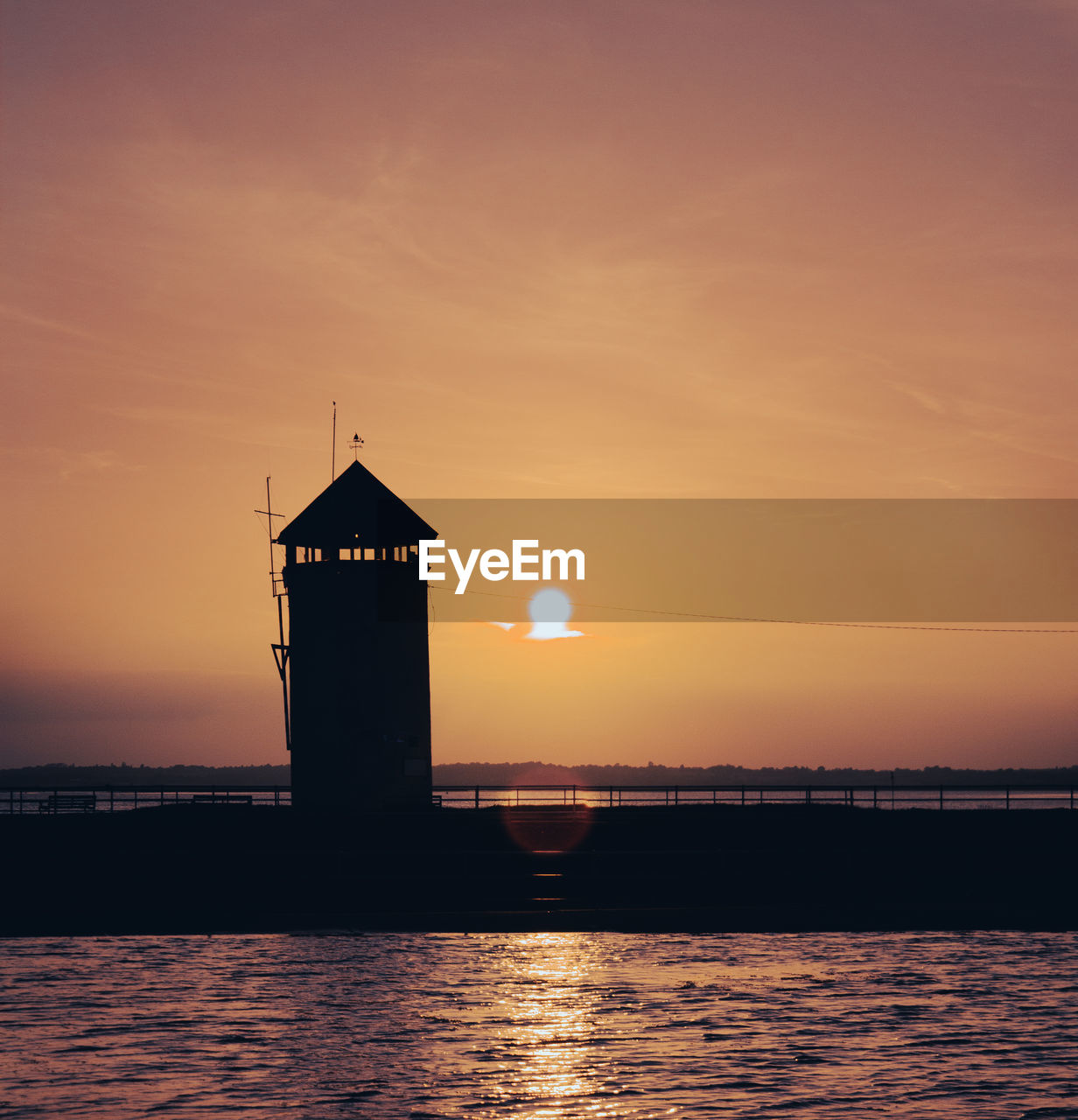 LIGHTHOUSE AGAINST SKY DURING SUNSET