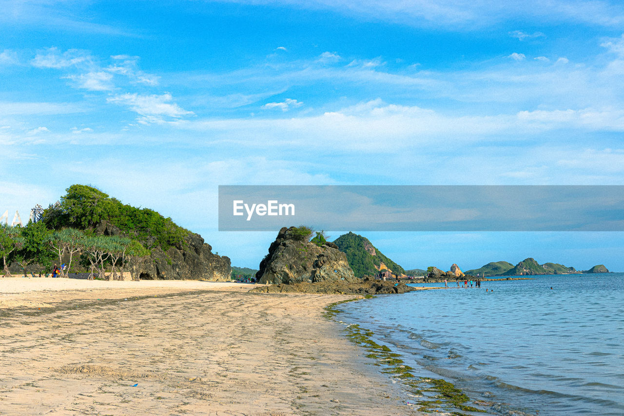 SCENIC VIEW OF SEA AGAINST BLUE SKY