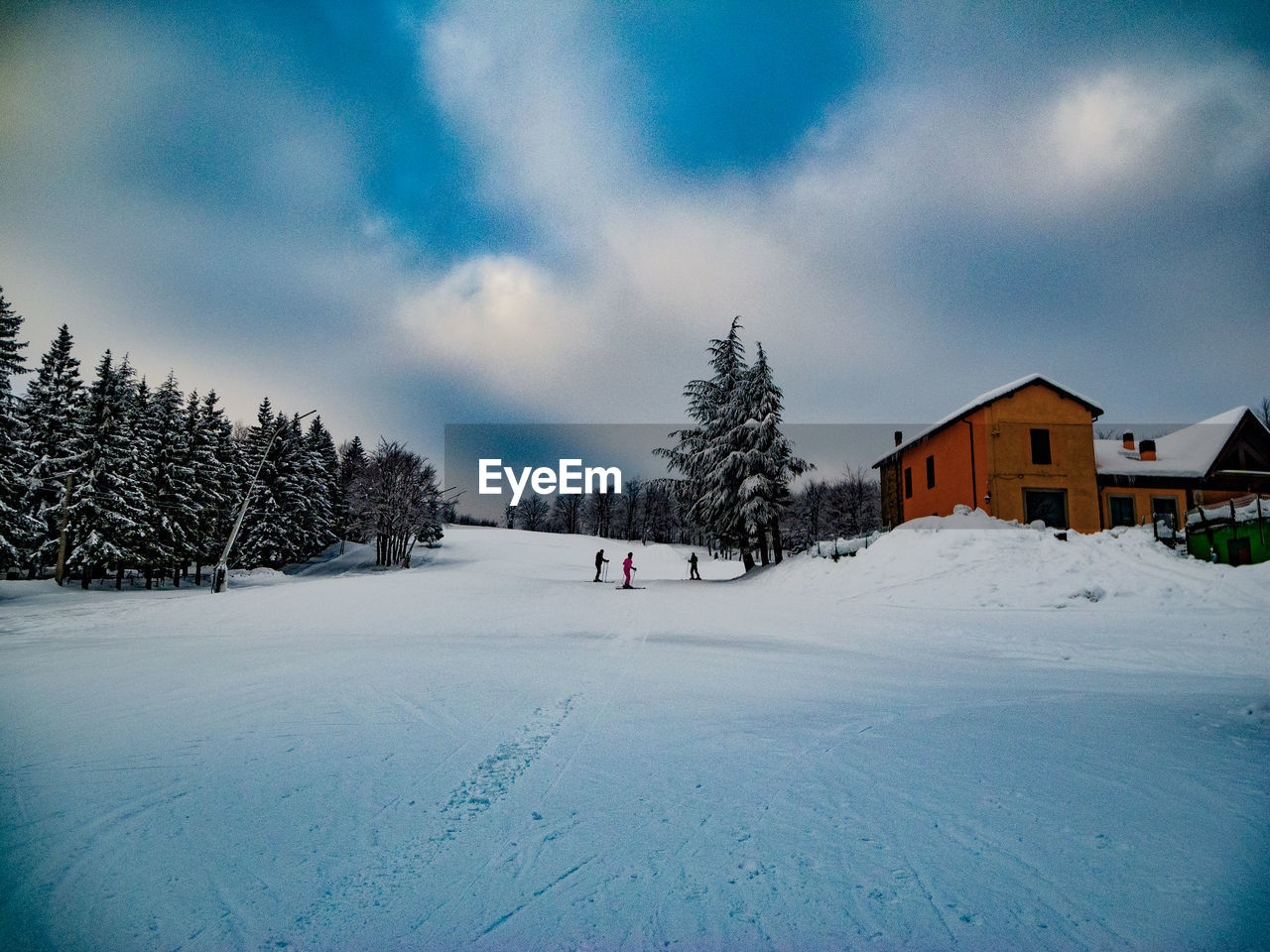 SCENIC VIEW OF SNOW COVERED LANDSCAPE