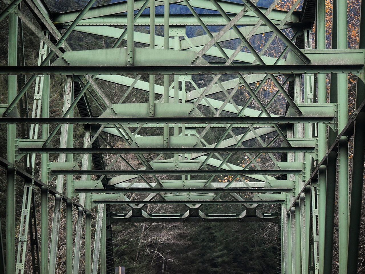 METAL STAIRCASE IN CORRIDOR